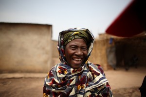 Moh Mariko, born in the year when it rained a lot (1945). Photo by Rebecca Blackwell/Oxfam America